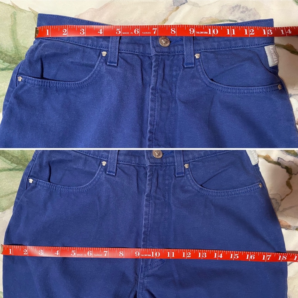 Versace High Rise Straight Leg Pants - Picture 6 of 6